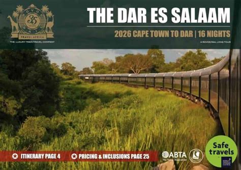 Rovos Rail Tour Packages 2025 / 2026 